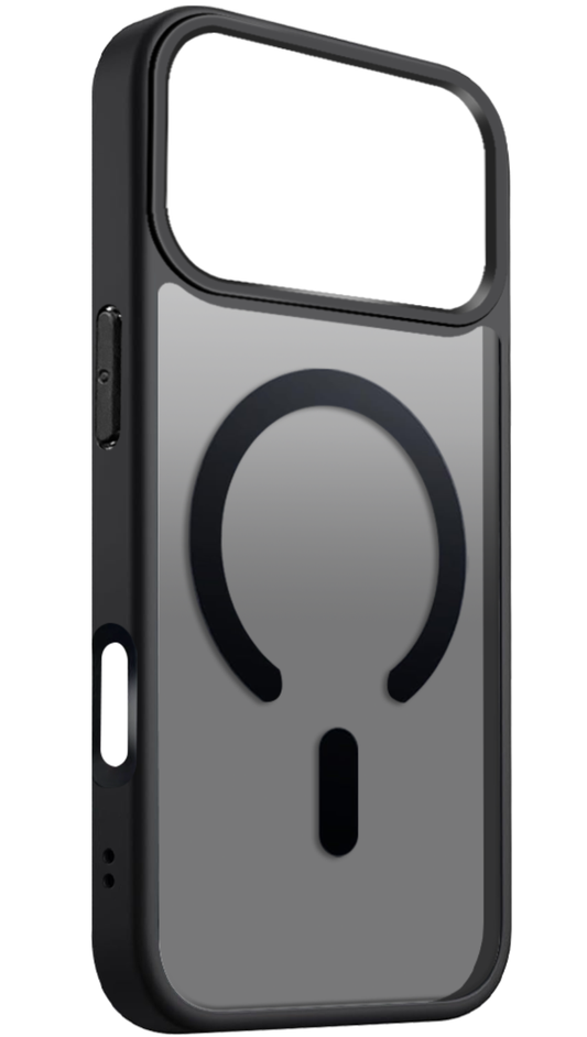 Capa MagSafe para Apple iPhone 18 Pro / 17 Pro, Etteri, Matt Mag, Preta