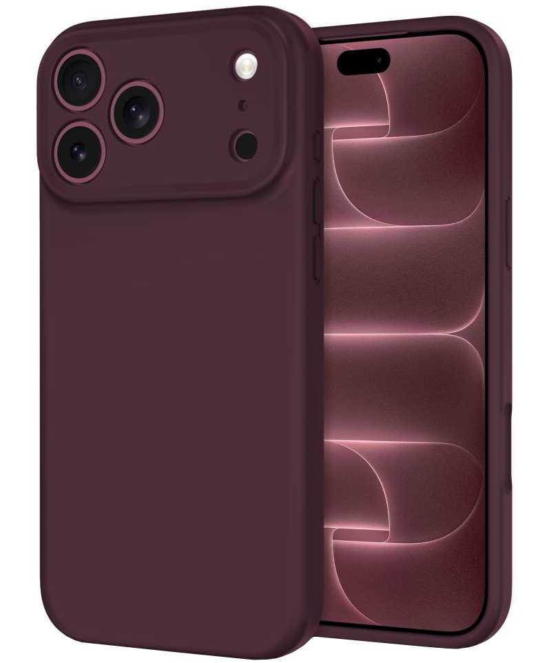 Capa MagSafe para Apple iPhone 18 Pro / 17 Pro, Tech-Protect, Silicone, cor de vinho
