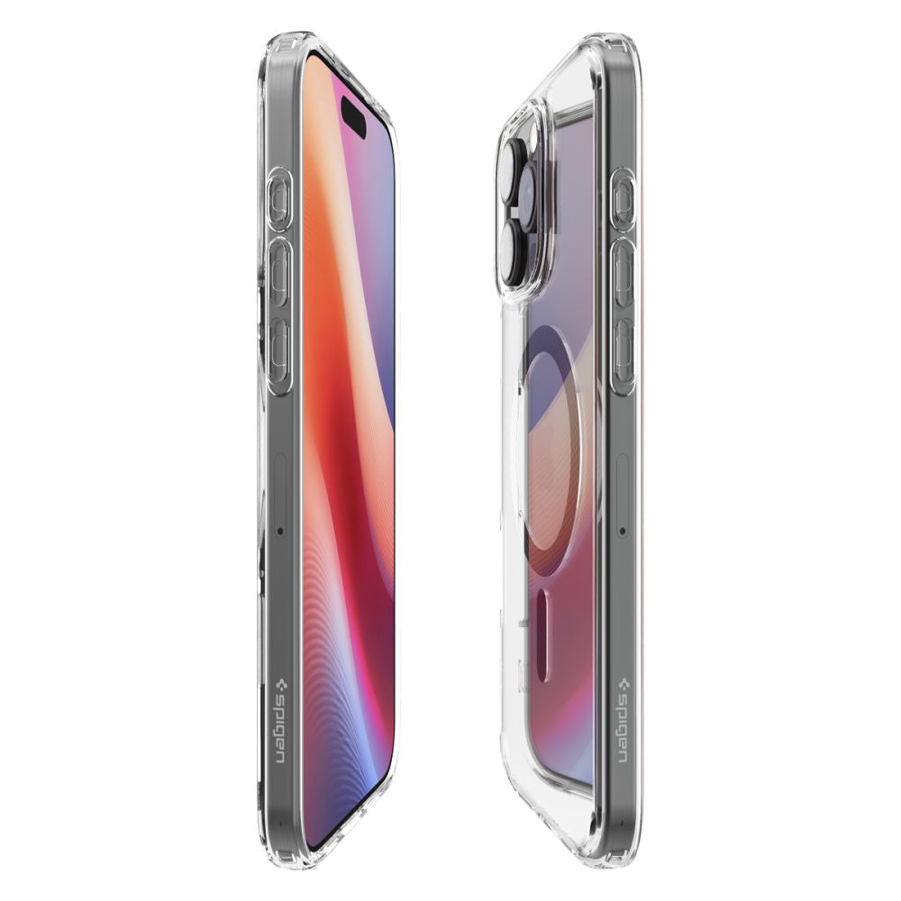 Capa MagSafe para Apple iPhone 16 Pro, Spigen, Ultra Hybrid Carbon, Cinza ACS08131