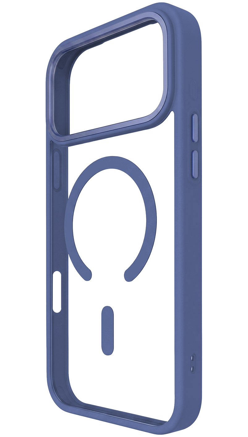 Capa MagSafe para Apple iPhone 18 Pro Max / 17 Pro Max, OEM, Cor Clear Mag, Azul