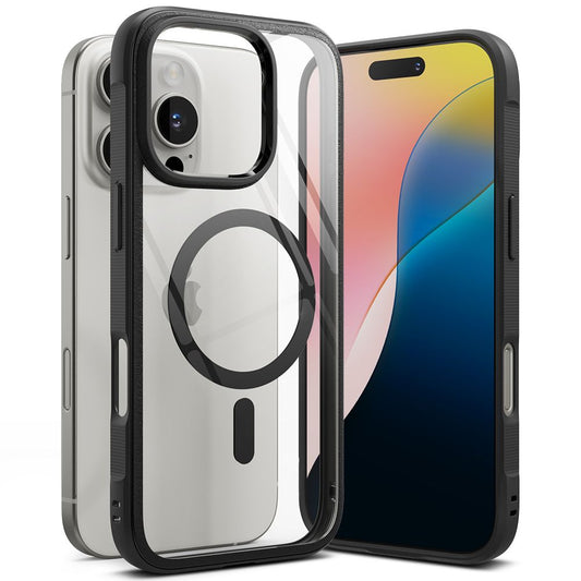 Capa MagSafe para Apple iPhone 16 Pro Max, Ringke, Fusion Bold, Preto