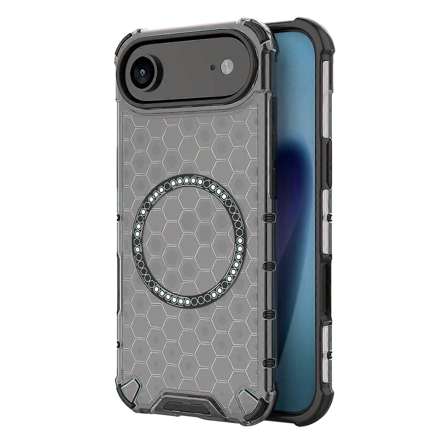 Capa MagSafe para Apple iPhone 17 Air, Techsuit, HoneyComb Shield, Preta