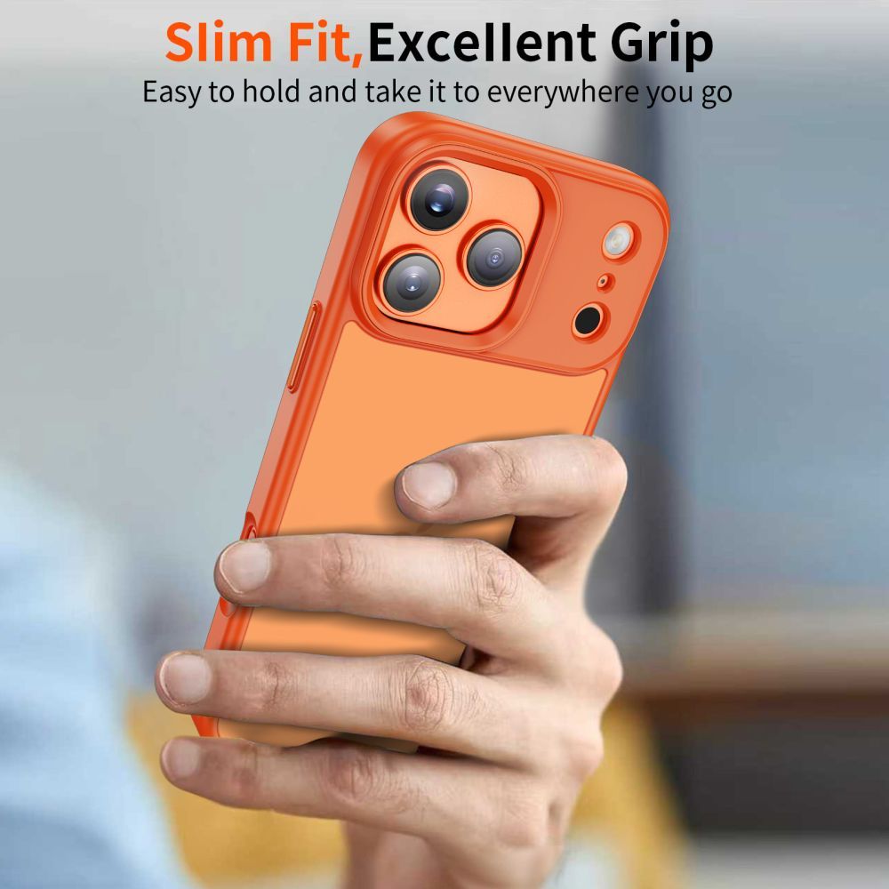 Capa para Apple iPhone 17 Pro, Tech-Protect, Magmat, Laranja Fosco