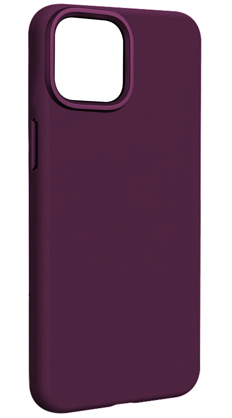 Capa MagSafe para Apple iPhone 15 Pro, Etteri, Silicone Mag, Vinho