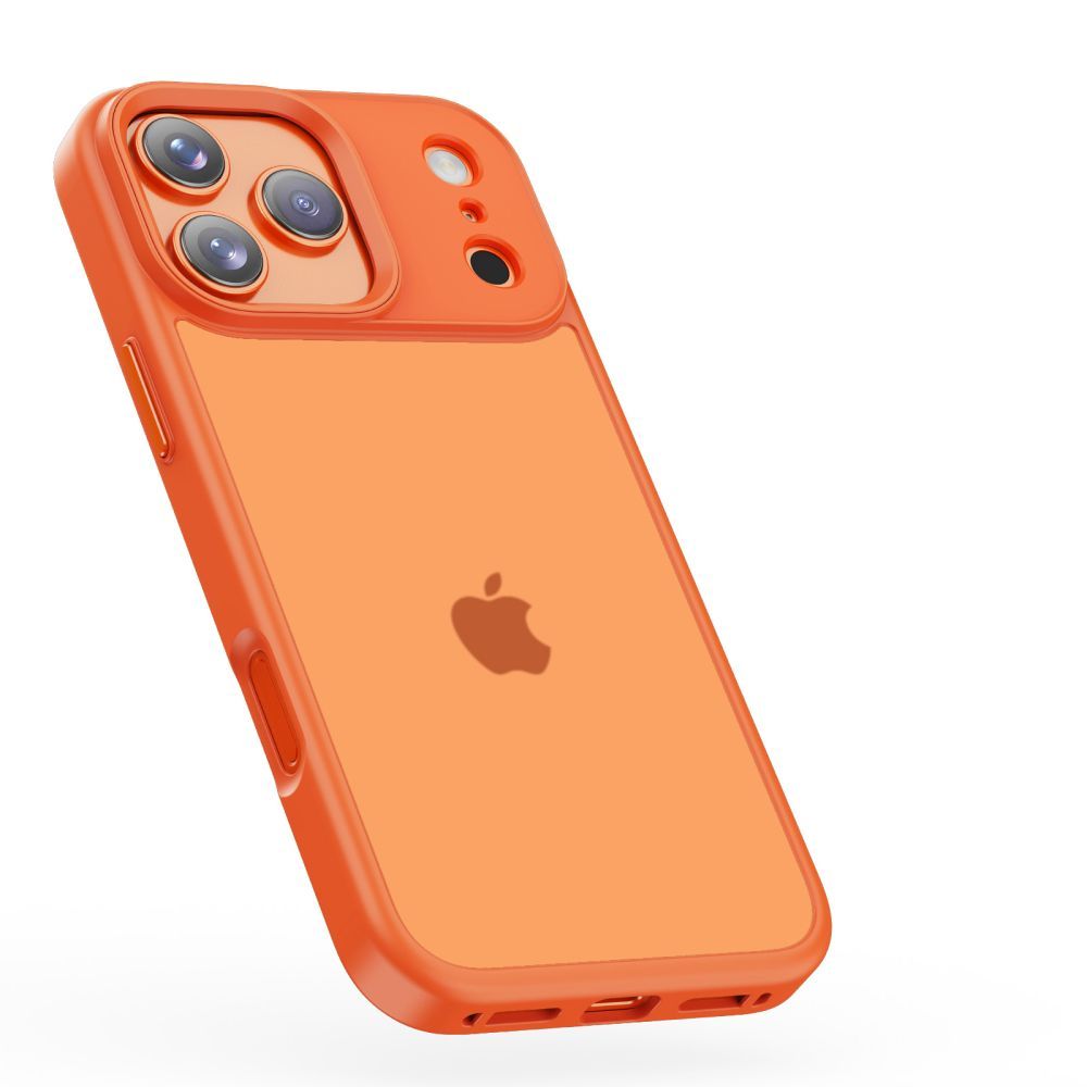 Capa para Apple iPhone 17 Pro, Tech-Protect, Magmat, Laranja Fosco