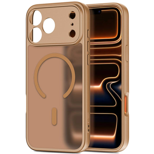 Capa MagSafe para Apple iPhone 17 Pro Max, Tech-Protect, BasicMag, Castanho Mate