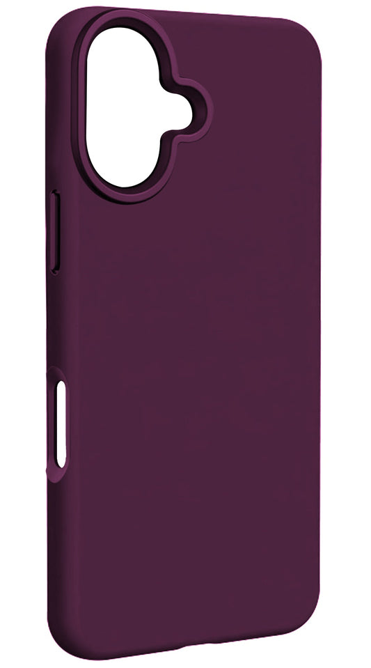 Capa MagSafe para Apple iPhone 16, Etteri, Silicone Mag, Vinho