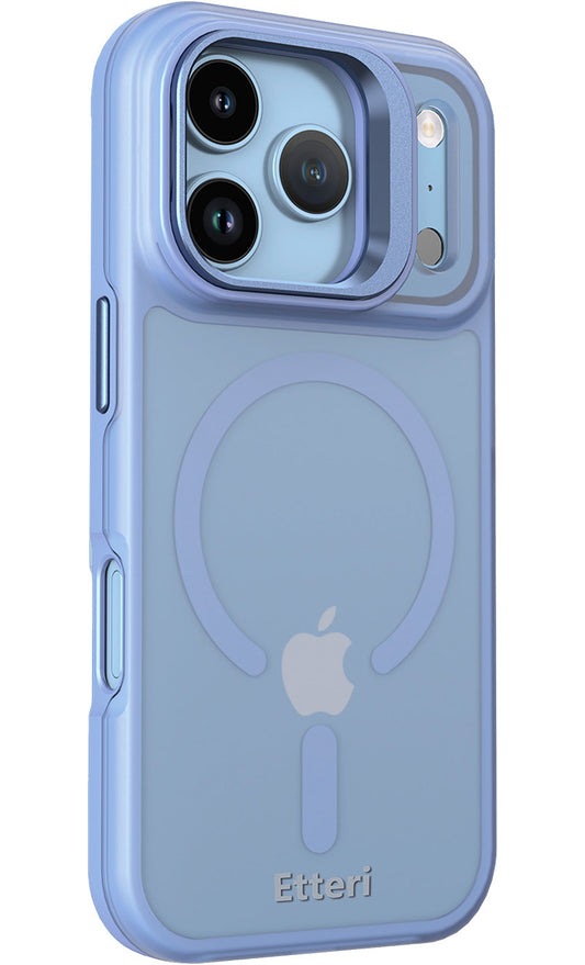 Capa MagSafe para Apple iPhone 18 Pro / 17 Pro, Etteri, Morning Fog, Azul