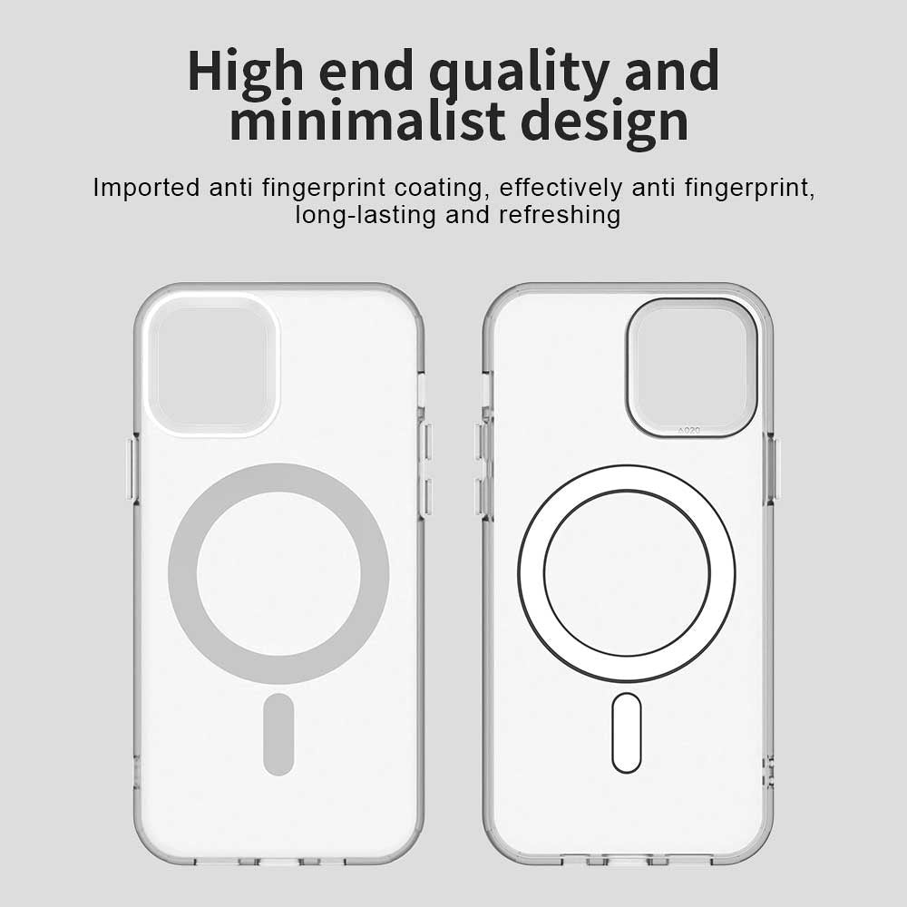 Capa MagSafe para Apple iPhone 12 / 12 Pro, Techsuit, CandyCase, Branca