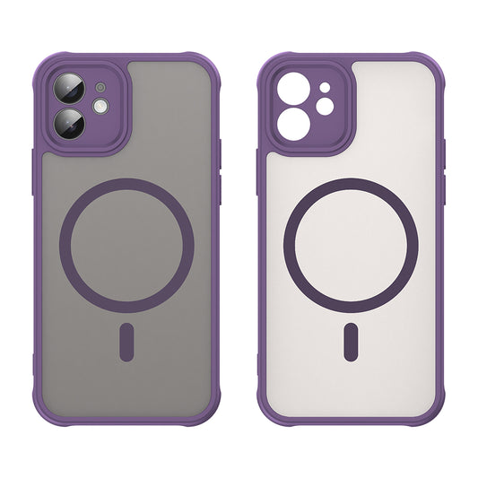 Capa MagSafe para Apple iPhone 12, Techsuit, HaloFrost II, Roxo
