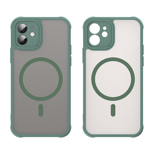 Capa MagSafe para Apple iPhone 12, Techsuit, HaloFrost II, Verde