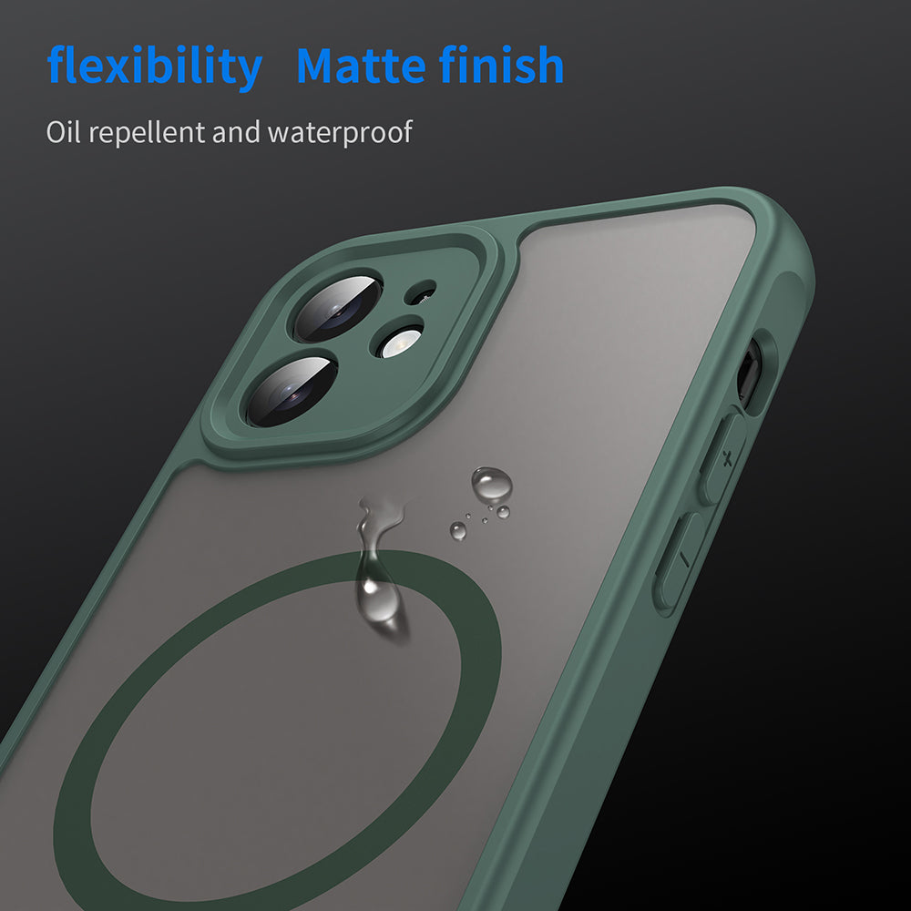 Capa MagSafe para Apple iPhone 12, Techsuit, HaloFrost II, Verde