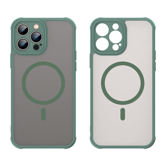 Capa MagSafe para Apple iPhone 13 Pro, Techsuit, HaloFrost II, Verde