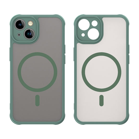 Capa MagSafe para Apple iPhone 13, Techsuit, HaloFrost II, Verde