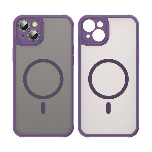 Capa MagSafe para Apple iPhone 14 Plus, Techsuit, HaloFrost II, Roxo