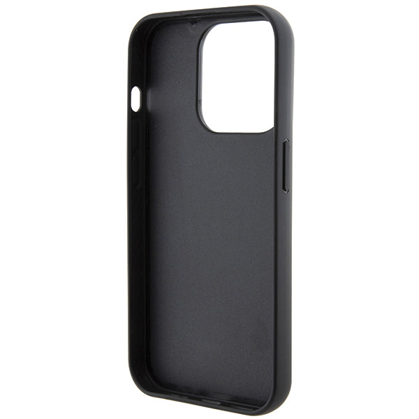 Capa MagSafe para Apple iPhone 14 Pro, Karl Lagerfeld, Saffiano Gripstand Choupette, Preta