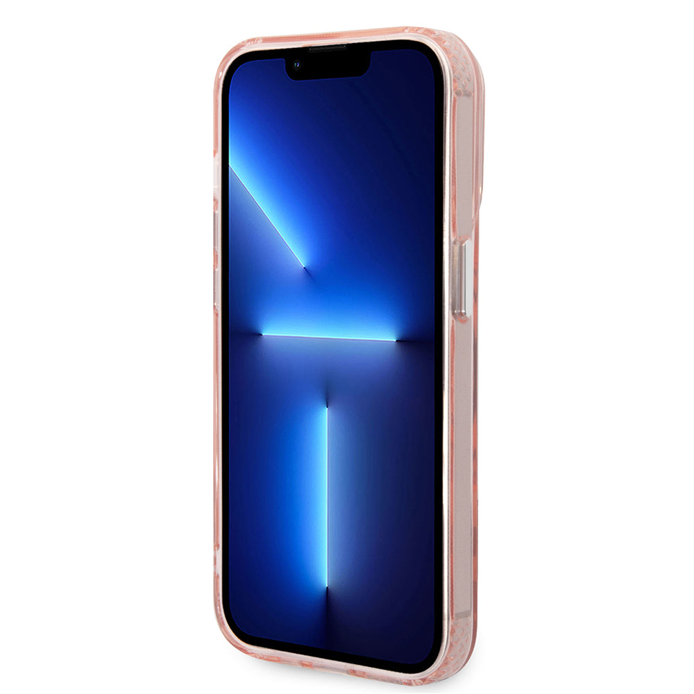 Capa MagSafe para Apple iPhone 14 Pro Max, Karl Lagerfeld, Karl & Choupette Aluminium, Rosa