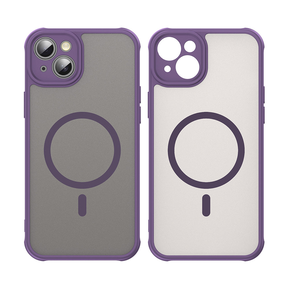 Capa MagSafe para Apple iPhone 14, Techsuit, HaloFrost II, Roxo