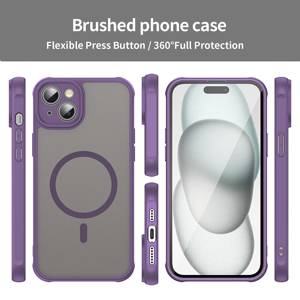 Capa MagSafe para Apple iPhone 14, Techsuit, HaloFrost II, Roxo