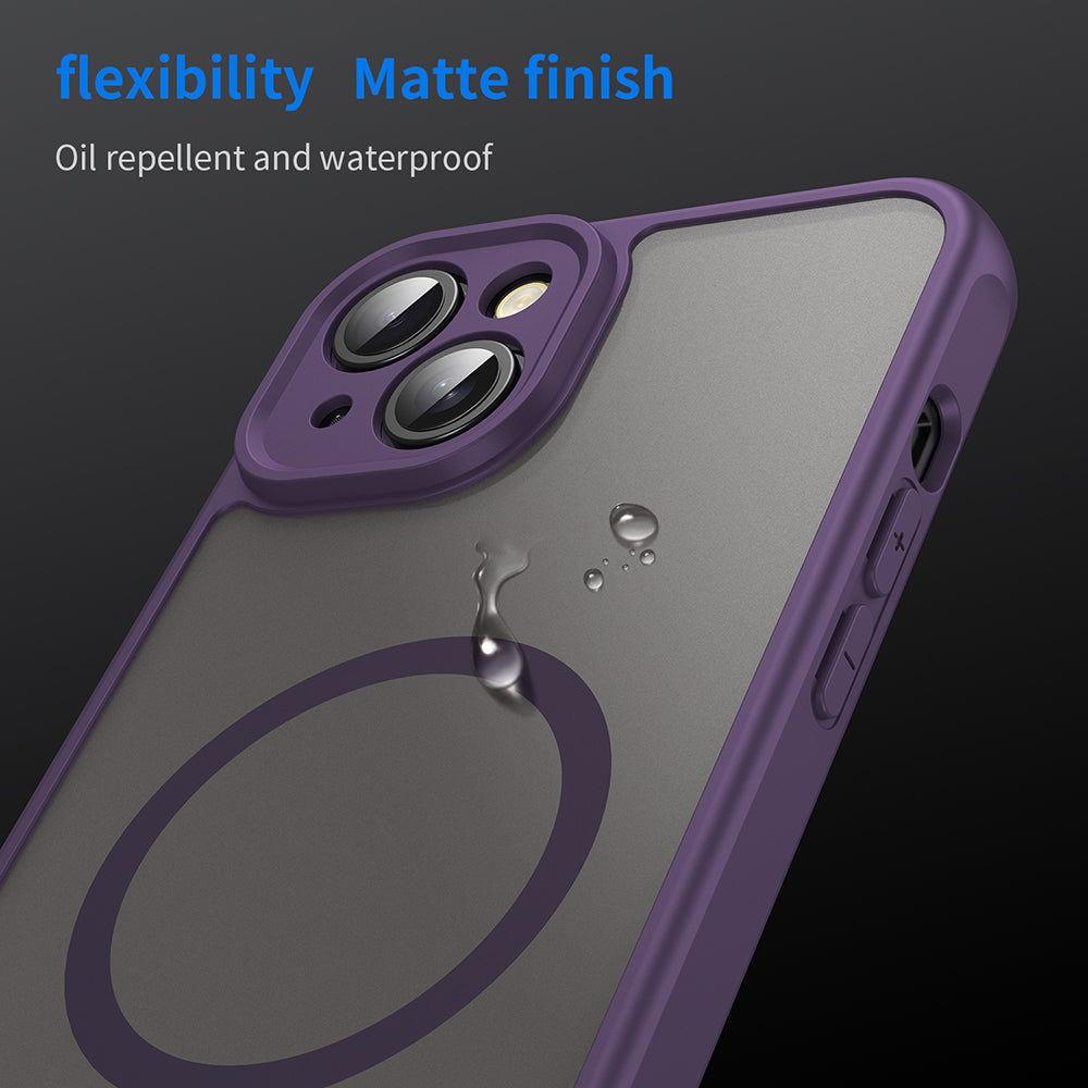Capa MagSafe para Apple iPhone 14, Techsuit, HaloFrost II, Roxo