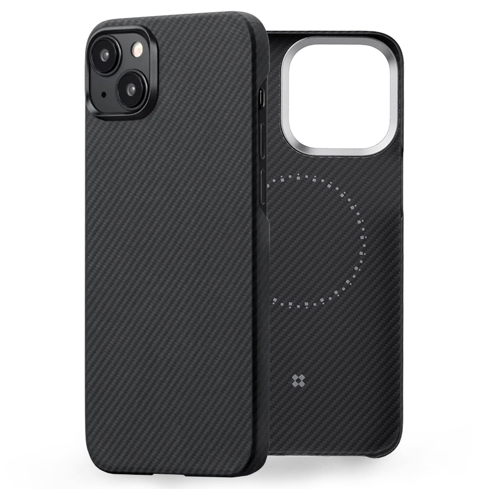 Capa MagSafe para Apple iPhone 15, Edizard, Air, Preta