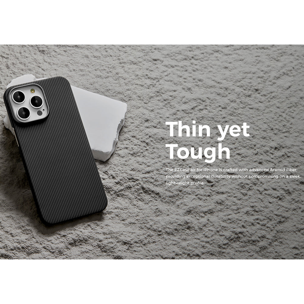 Capa MagSafe para Apple iPhone 15, Edizard, Air, Preta