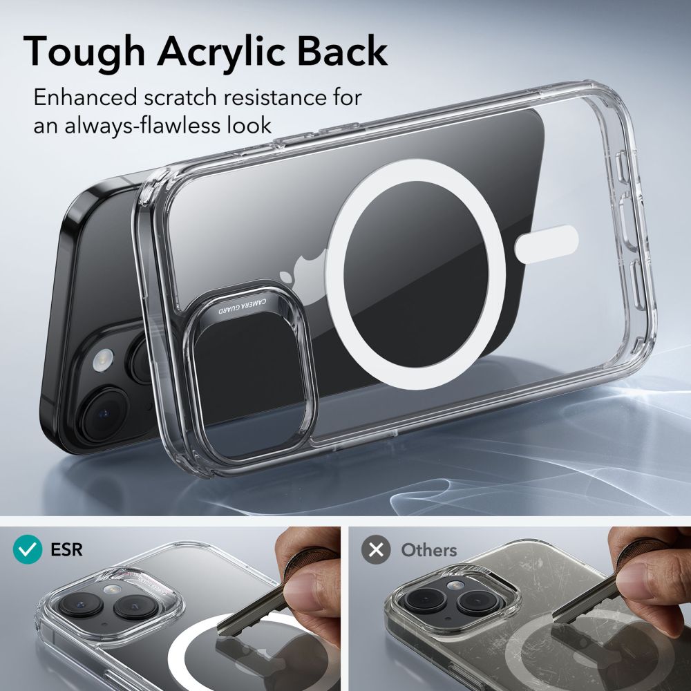 Capa MagSafe para Apple iPhone 15 Plus, ESR, Classic Hybrid, Transparente