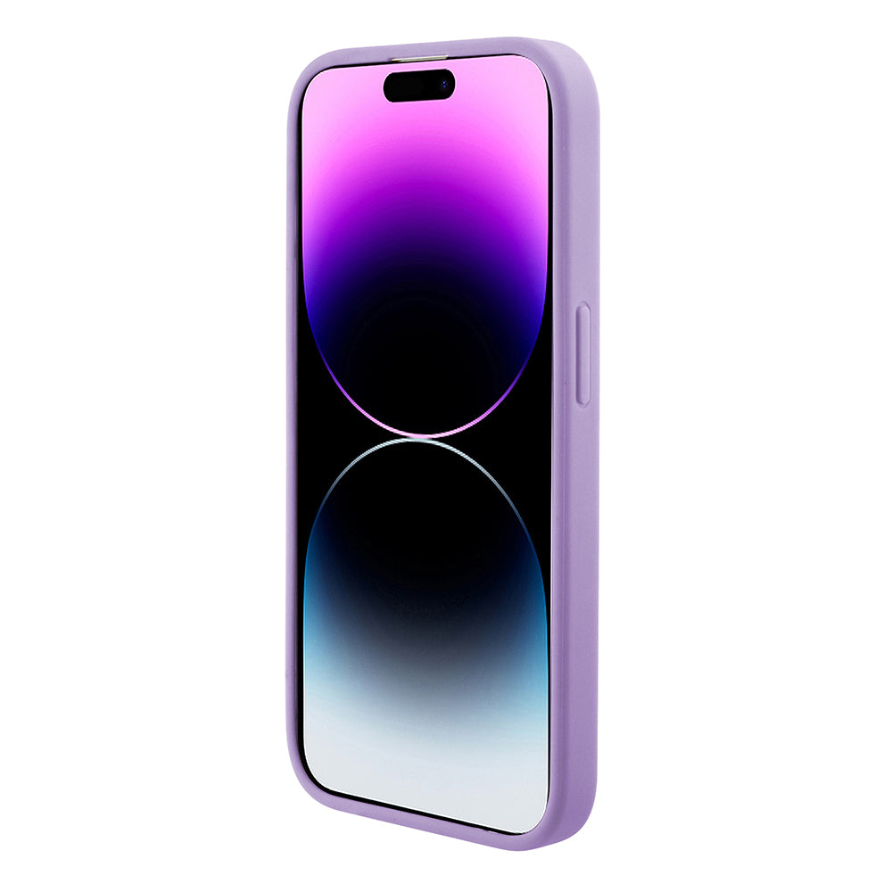 Capa MagSafe para Apple iPhone 15 Plus, Guess, Saffiano, Roxo