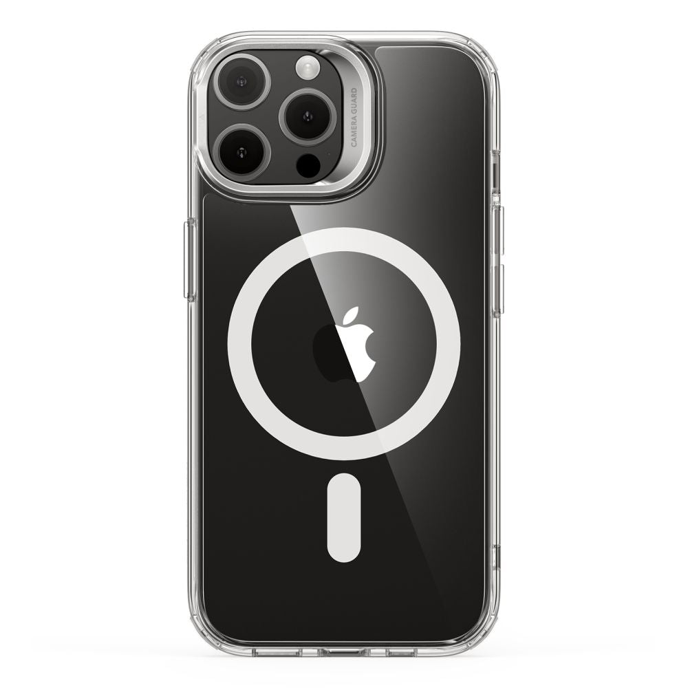 Capa MagSafe para Apple iPhone 15 Pro Max, ESR, Classic Hybrid Kickstand, Transparente