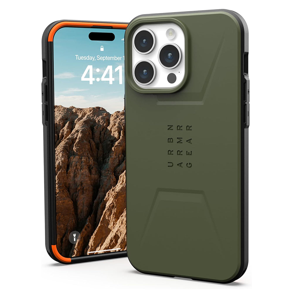 Capa MagSafe para Apple iPhone 15 Pro, Urban Armor Gear, Civilian, Verde