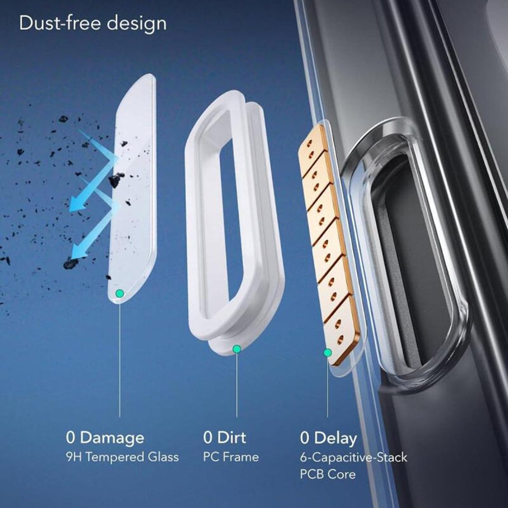 Capa MagSafe para Apple iPhone 16, ESR, Classic Hybrid Slide, Transparente