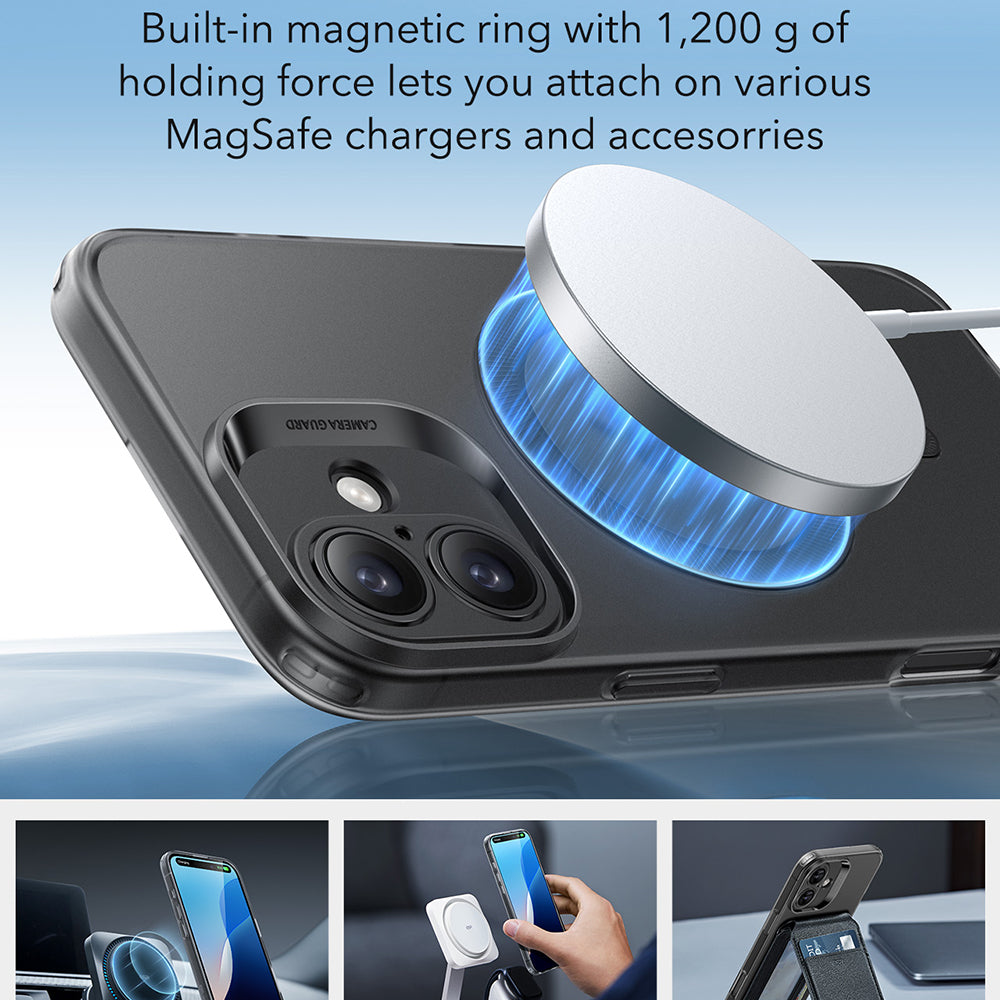Capa MagSafe para Apple iPhone 16, ESR, Zero, Preta Fosca