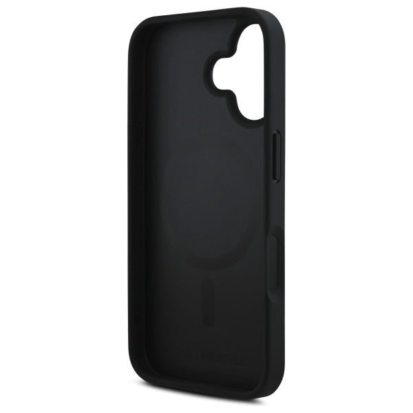 Capa MagSafe para Apple iPhone 16, Karl Lagerfeld, Karl's Head, Preta