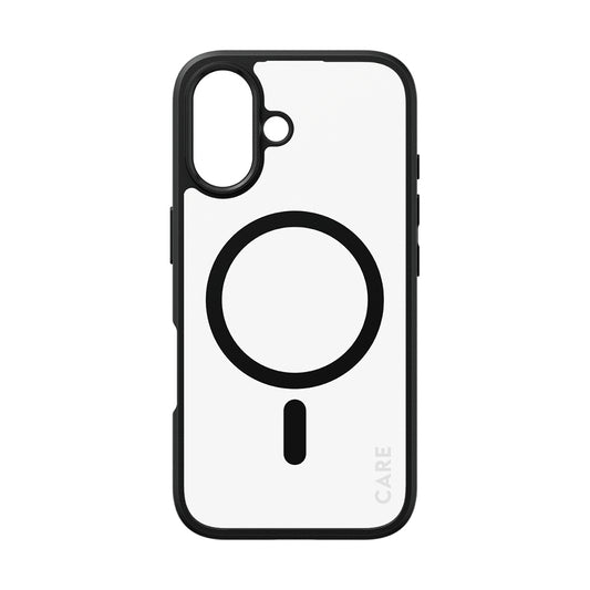 Capa MagSafe para Apple iPhone 16, PanzerGlass, Care Urban Combat, Preta Transparente