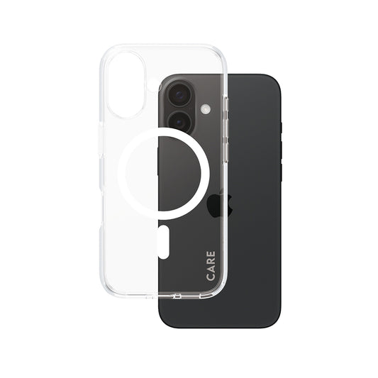 Capa MagSafe para Apple iPhone 16, PanzerGlass, Care Urban Combat, Transparente Branca