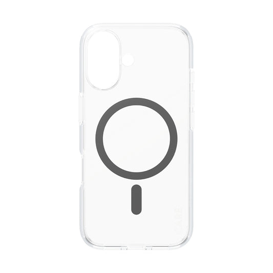 Capa MagSafe para Apple iPhone 16, PanzerGlass, Care Urban Combat, Transparente Negra