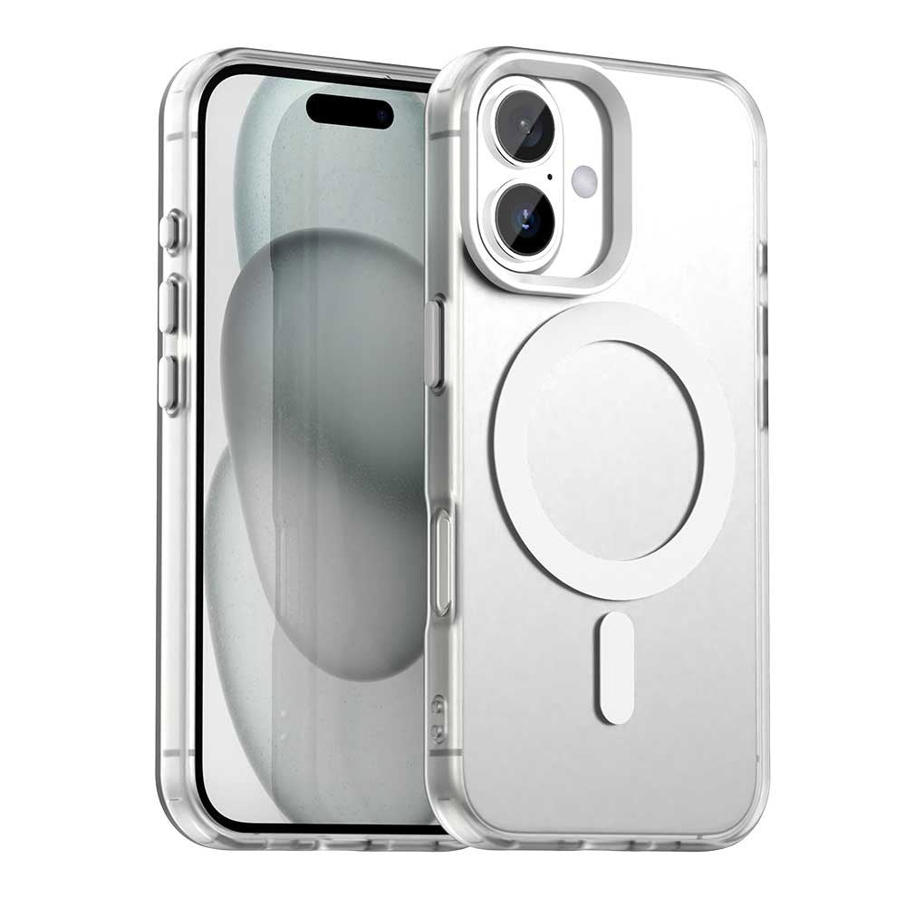 Capa MagSafe para Apple iPhone 16 Plus, Techsuit, CandyCase, Branca