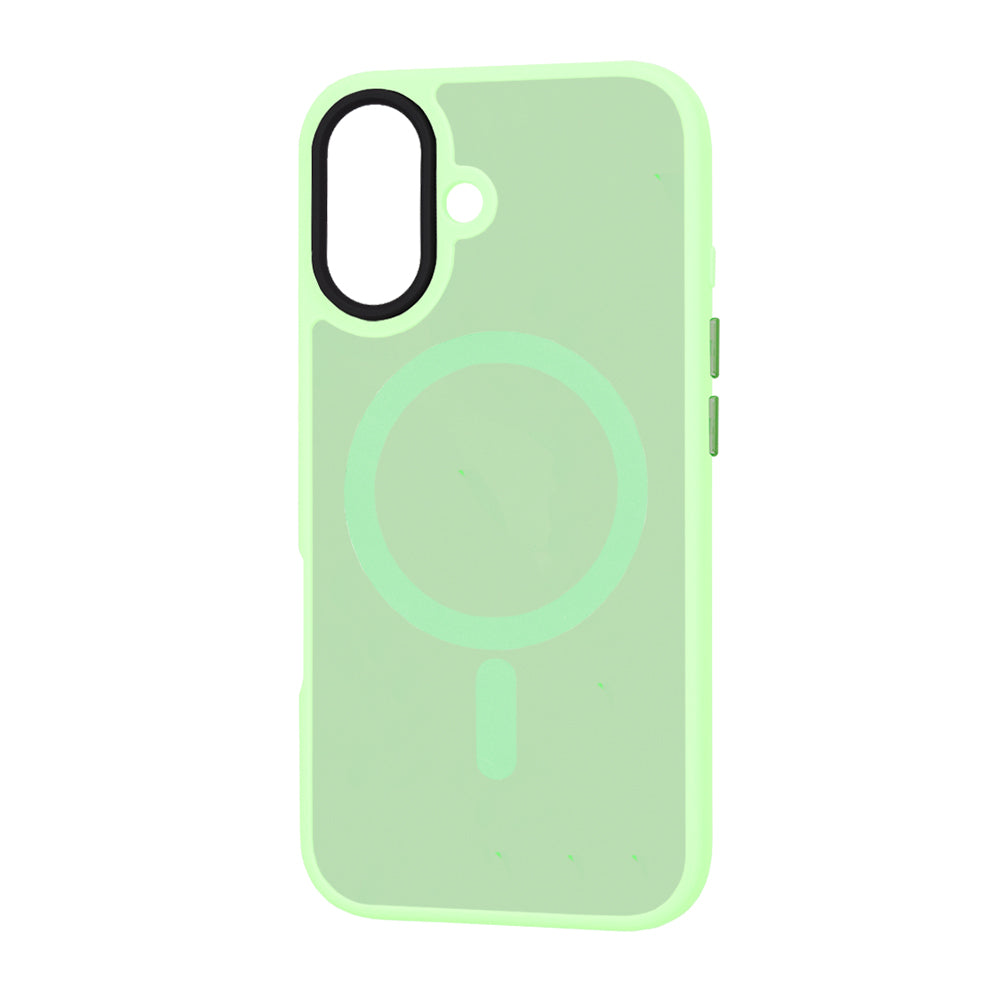 Capa MagSafe para Apple iPhone 16 Plus, Techsuit, HaloFrost, Verde Claro