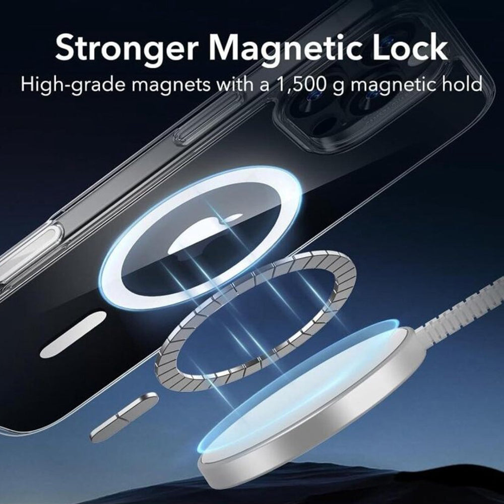 Capa MagSafe para Apple iPhone 16 Pro, ESR, Classic Hybrid Slide, Transparente