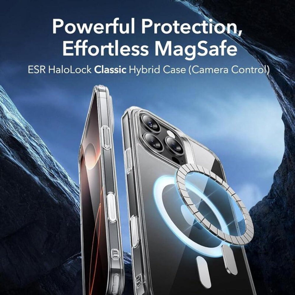 Capa MagSafe para Apple iPhone 16 Pro, ESR, Classic Hybrid Slide, Transparente