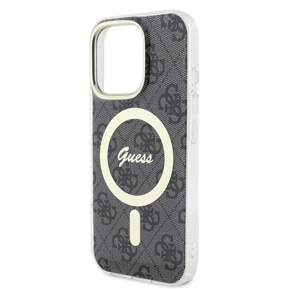 Capa MagSafe para Apple iPhone 16 Pro, Guess, IML 4G, Preta