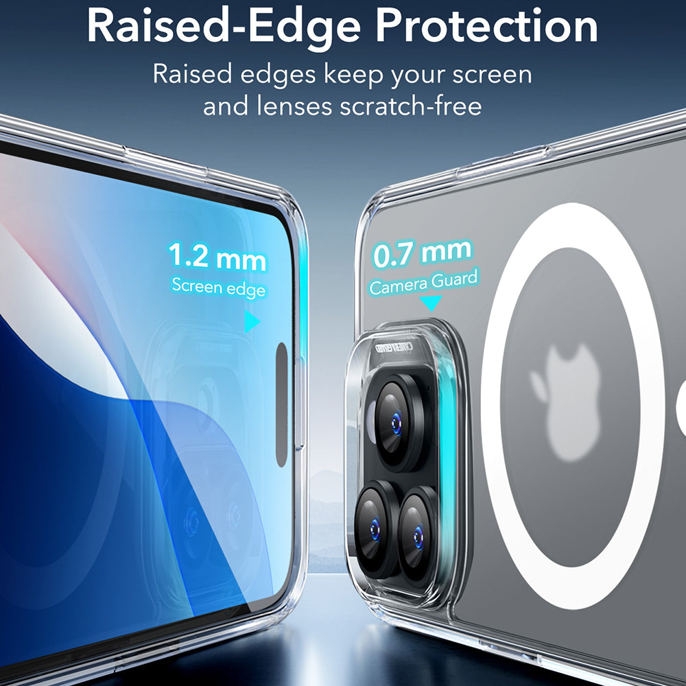 Capa MagSafe para Apple iPhone 16 Pro Max, ESR, Classic Hybrid, Transparente Fosca