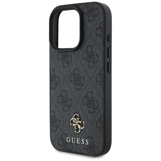 Capa MagSafe para Apple iPhone 16 Pro Max, Guess, 4G Small and Classic Logo, Preta