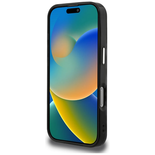 Capa MagSafe para Apple iPhone 16 Pro Max, Karl Lagerfeld, Padrão Leopardo IML, Preta