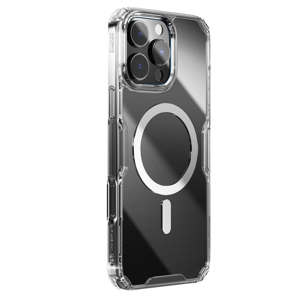 Capa MagSafe para Apple iPhone 16 Pro Max, Nillkin, Nature Pro, Transparente