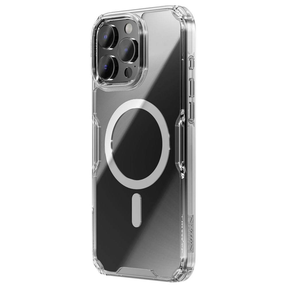 Capa MagSafe para Apple iPhone 16 Pro Max, Nillkin, Nature Pro, Transparente