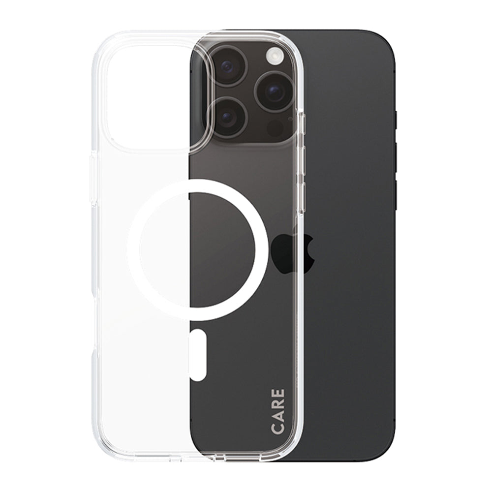 Capa MagSafe para Apple iPhone 16 Pro Max, PanzerGlass, Care Urban Combat, Transparente Branca