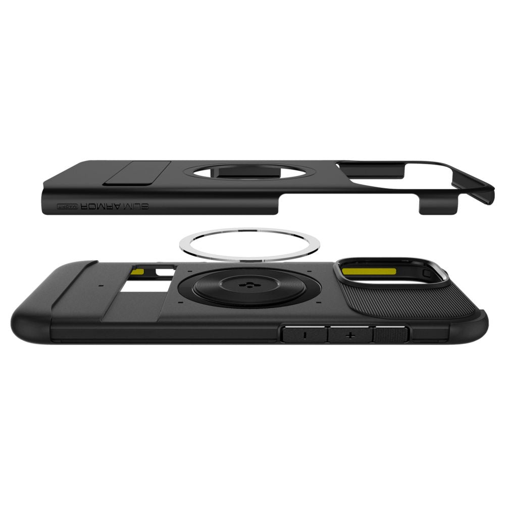 Capa MagSafe para Apple iPhone 16 Pro Max, Spigen, Slim Armor, Preta