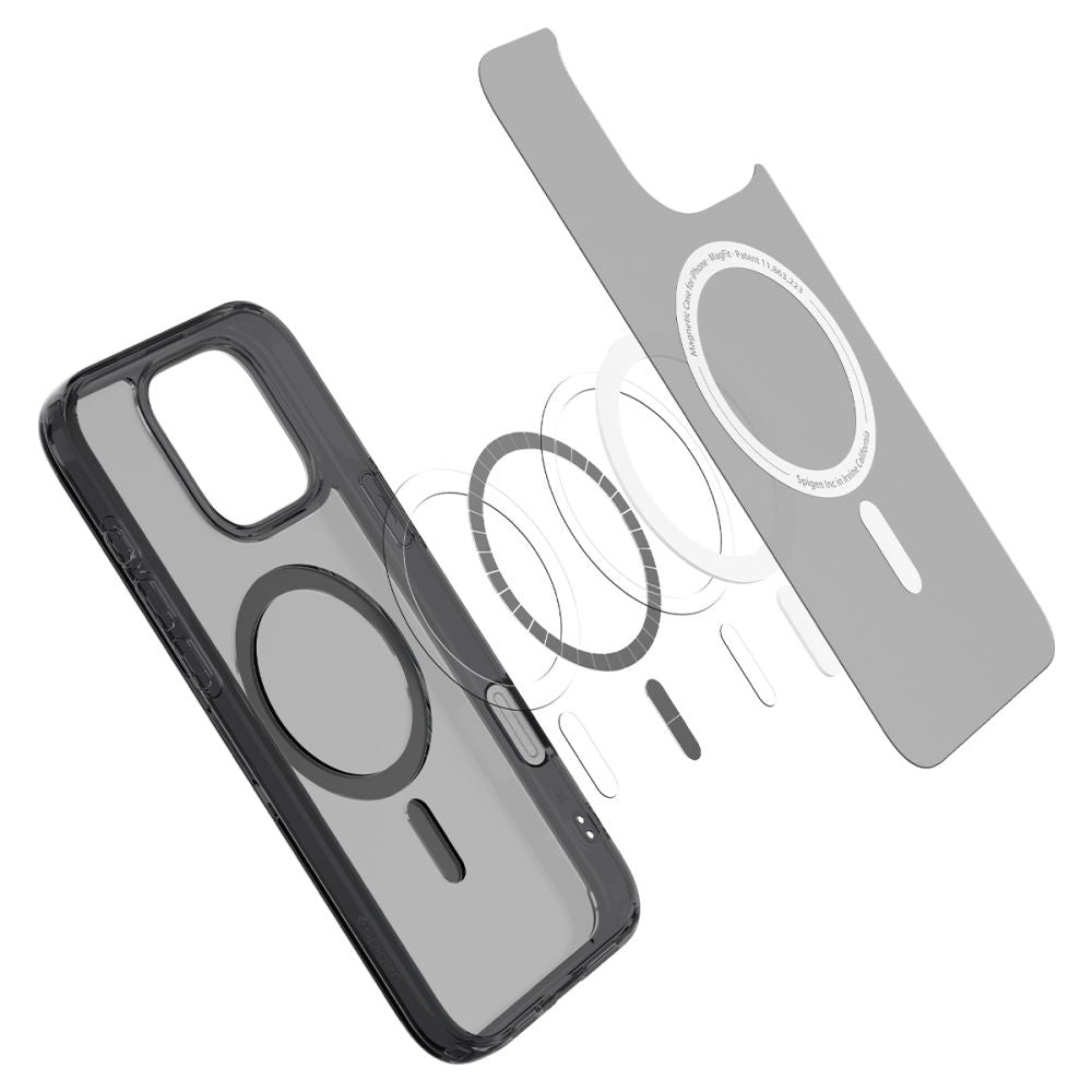 Capa MagSafe para Apple iPhone 16 Pro Max, Spigen, Ultra Hybrid T, Preta Fosca ACS08507