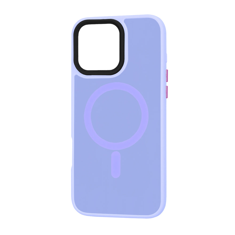 Capa MagSafe para Apple iPhone 16 Pro Max, Techsuit, HaloFrost, Roxo Claro